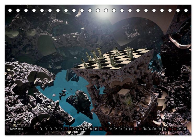 Produktbild: SCHACH - Spiel der K&ouml;nige (Tischkalender 2026 DIN A5 quer), CALVENDO Monatskalender