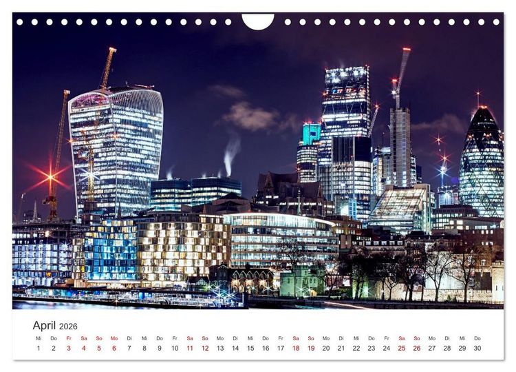 Produktbild: London - Die faszinierende Hauptstadt Englands. (Wandkalender 2026 DIN A4 quer), CALVENDO Monatskalender