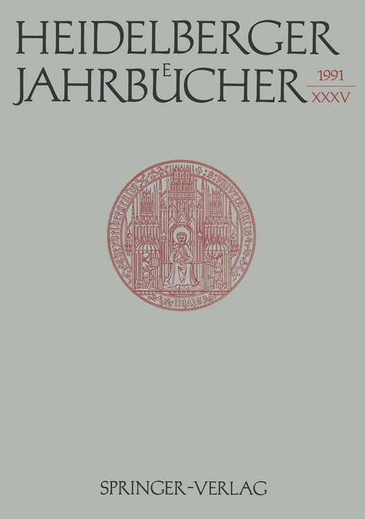 Produktbild: Heidelberger Jahrb&uuml;cher
