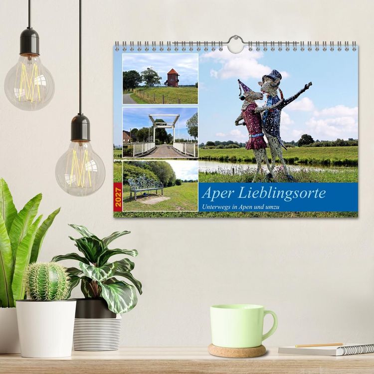 Produktbild: Aper Lieblingsorte (Wandkalender 2027 DIN A4 quer), CALVENDO Monatskalender