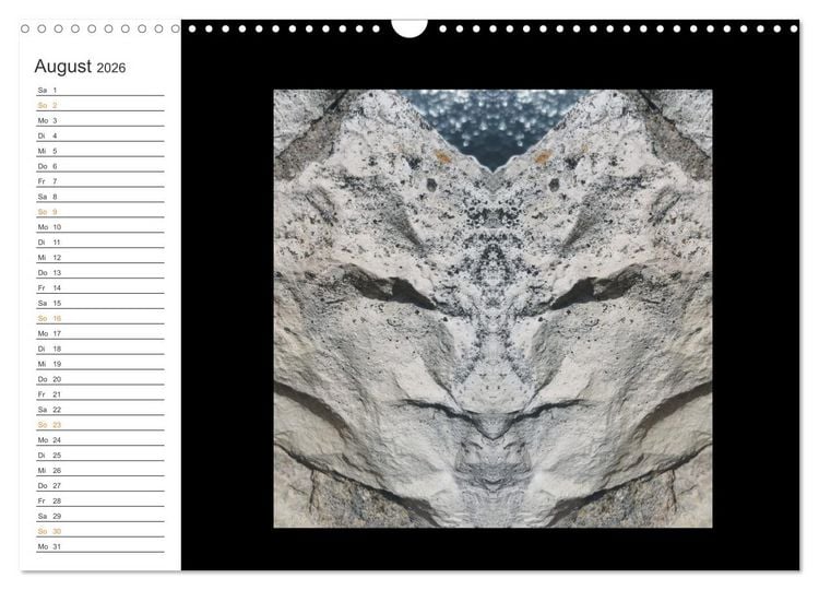 Produktbild: LiTH-Os Antlitze des Sandsteins von ID AD Art Gabi Zapf (Wandkalender 2026 DIN A3 quer), CALVENDO Monatskalender