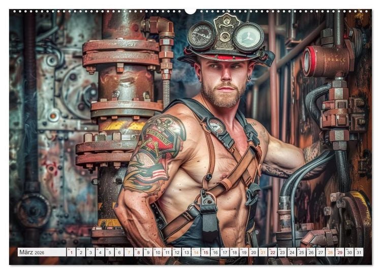Produktbild: Feuerwehrm&auml;nner (Wandkalender 2026 DIN A2 quer), CALVENDO Monatskalender