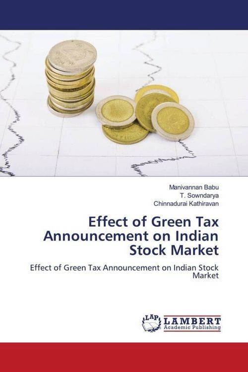 Produktbild: Effect of Green Tax Announcement on Indian Stock Market