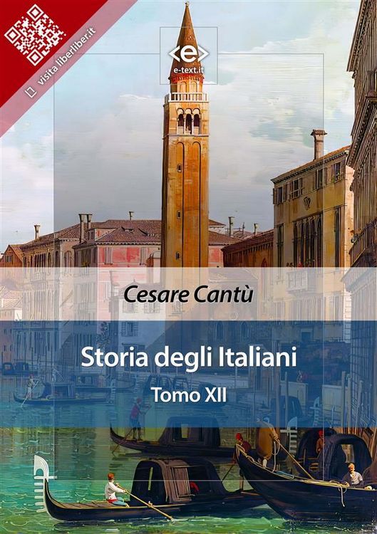 Produktbild: Storia degli Italiani. Tomo XII