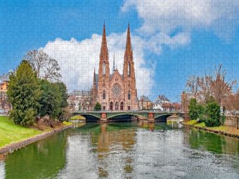 Produktbild: CALVENDO Puzzle Paulskirche | 1000 Teile Lege-Gr&ouml;&szlig;e 64x48cm Foto-Puzzle f&uuml;r gl&uuml;ckliche Stunden