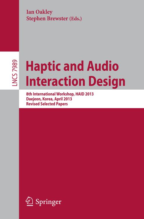 Produktbild: Haptic and Audio Interaction Design