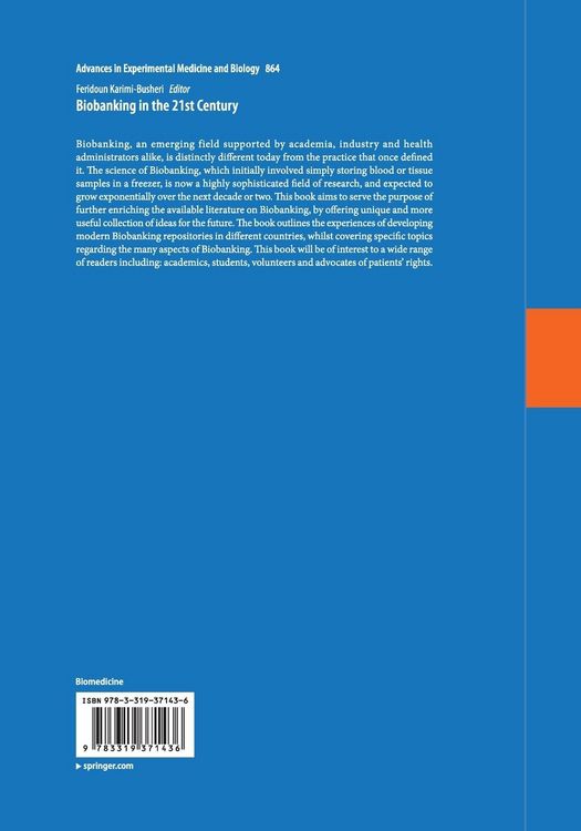 Produktbild: Biobanking in the 21st Century