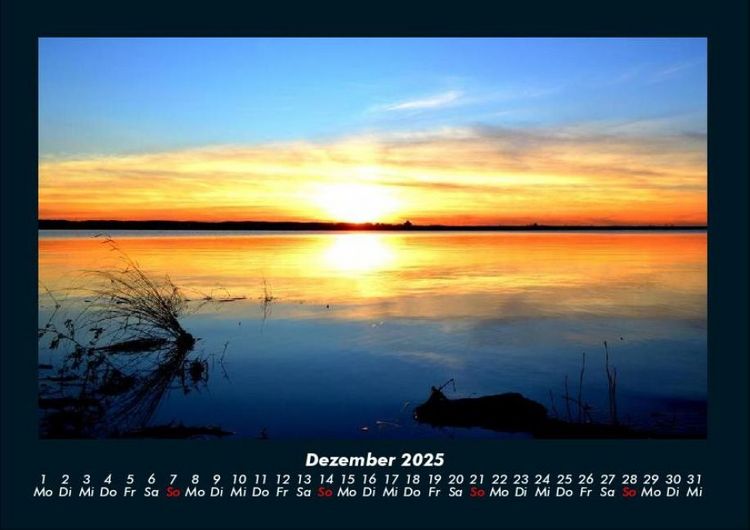 Produktbild: Sonnenuntergang 2025 Fotokalender DIN A4