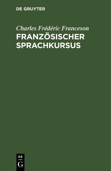 Produktbild: Franz&ouml;sischer Sprachkursus