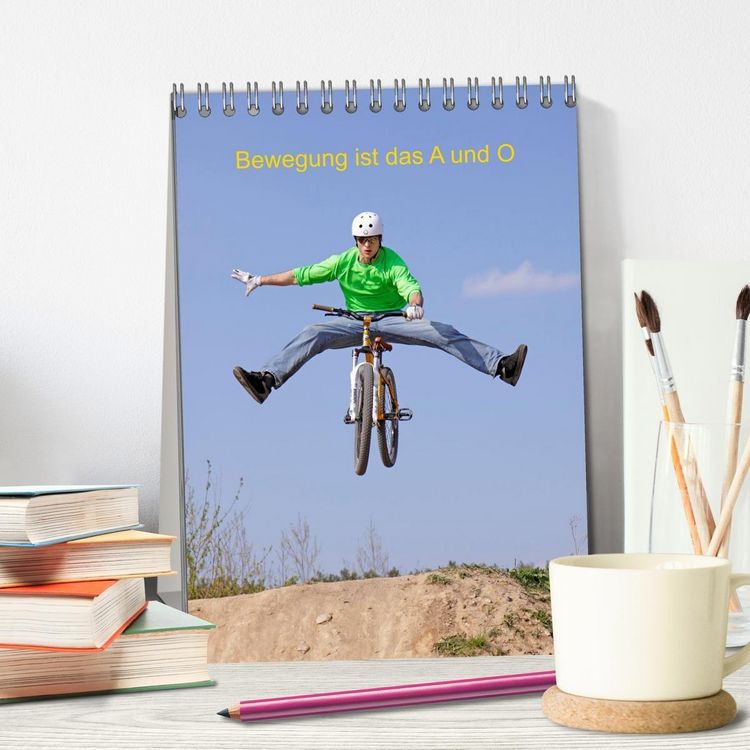 Produktbild: Bewegung ist das A und O (Tischkalender 2027 DIN A5 hoch), CALVENDO Monatskalender