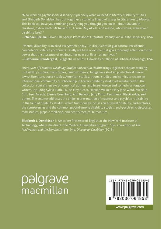 Produktbild: Literatures of Madness