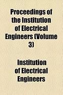 Produktbild: Proceedings of the Institution of Electrical Engineers (Volume 3)