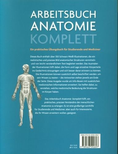 Produktbild: Arbeitsbuch Anatomie Komplett