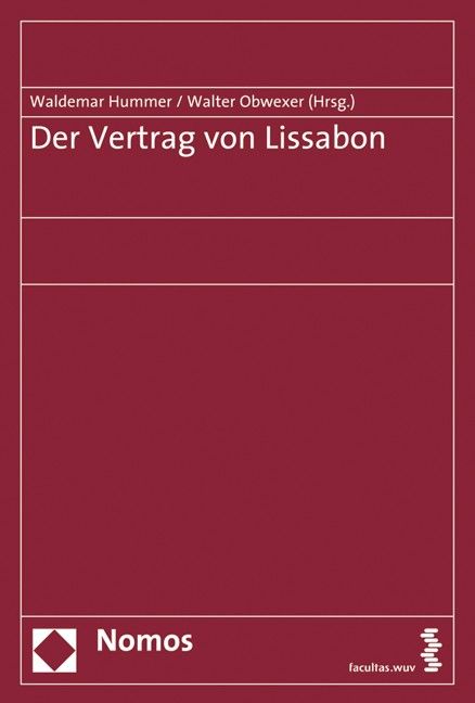 Produktbild: Der Vertrag von Lissabon