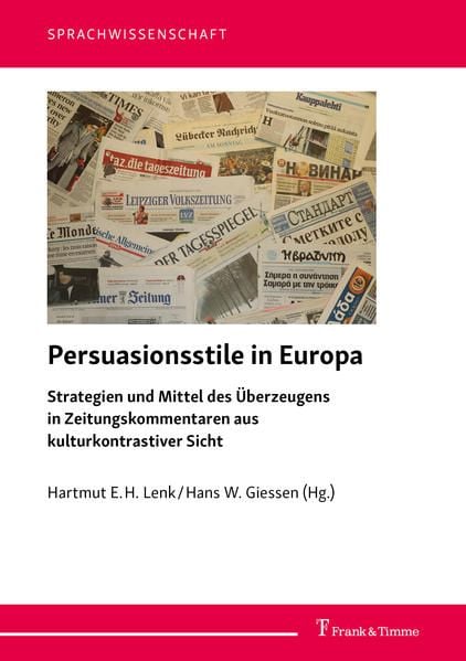 Produktbild: Persuasionsstile in Europa