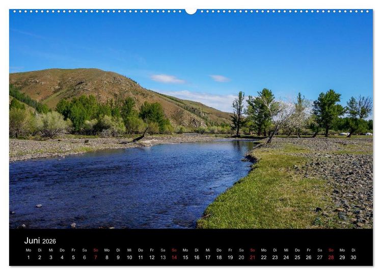 Produktbild: Mongolei - Zwischen Mittelalter und Moderne (hochwertiger Premium Wandkalender 2026 DIN A2 quer), Kunstdruck in Hochglanz