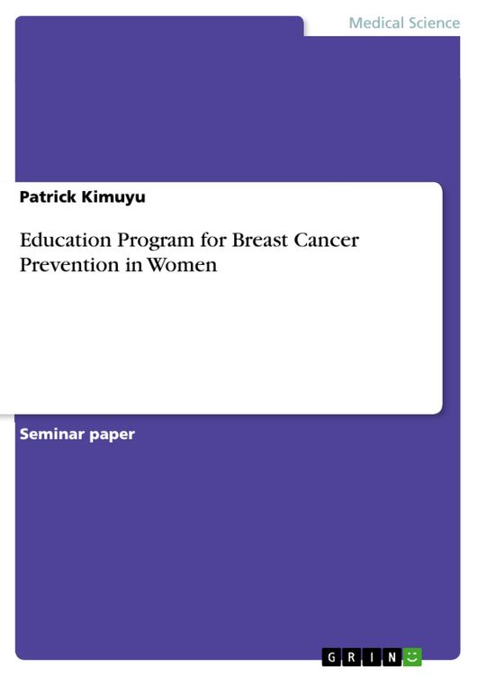 Produktbild: Education Program for Breast Cancer Prevention in Women