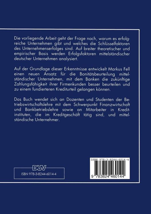 Produktbild: Kreditw&uuml;rdigkeitspr&uuml;fung mittelst&auml;ndischer Unternehmen
