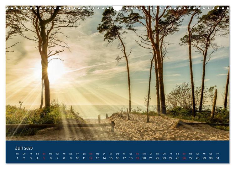 Produktbild: Ostseezauber (Wandkalender 2026 DIN A3 quer), CALVENDO Monatskalender