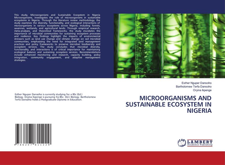 Produktbild: MICROORGANISMS AND SUSTAINABLE ECOSYSTEM IN NIGERIA