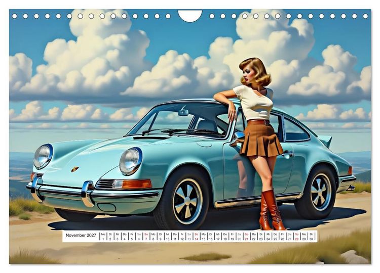 Produktbild: Lack und Leinwand (Wandkalender 2027 DIN A4 quer), CALVENDO Monatskalender