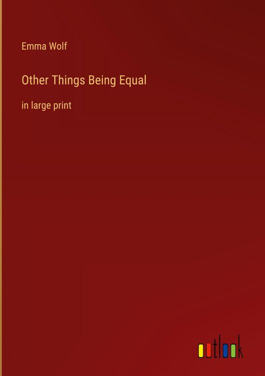 Produktbild: Other Things Being Equal