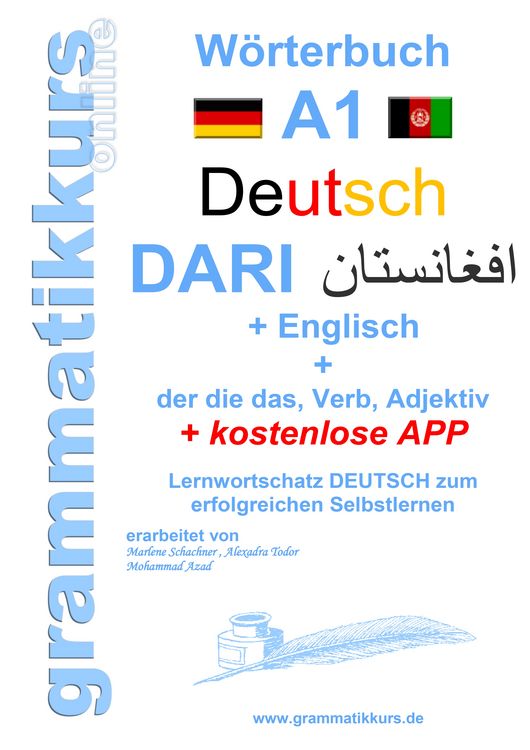 Produktbild: W&ouml;rterbuch Deutsch - Dari - Englisch