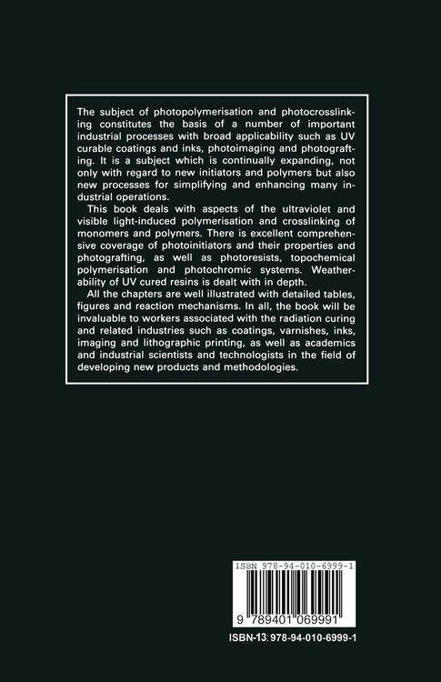 Produktbild: Photopolymerisation and Photoimaging Science and Technology