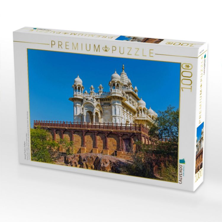 Produktbild: CALVENDO Puzzle Jaswant Thada in Jodhpur | 1000 Teile Lege-Gr&ouml;&szlig;e 64x48cm Foto-Puzzle f&uuml;r gl&uuml;ckliche Stunden