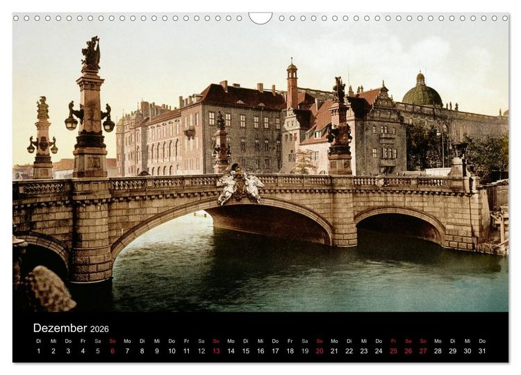 Produktbild: Berlin um 1900 (Wandkalender 2026 DIN A3 quer), CALVENDO Monatskalender