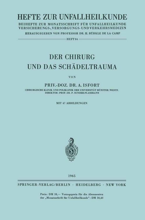 Produktbild: Der Chirurg und das Sch&auml;deltrauma