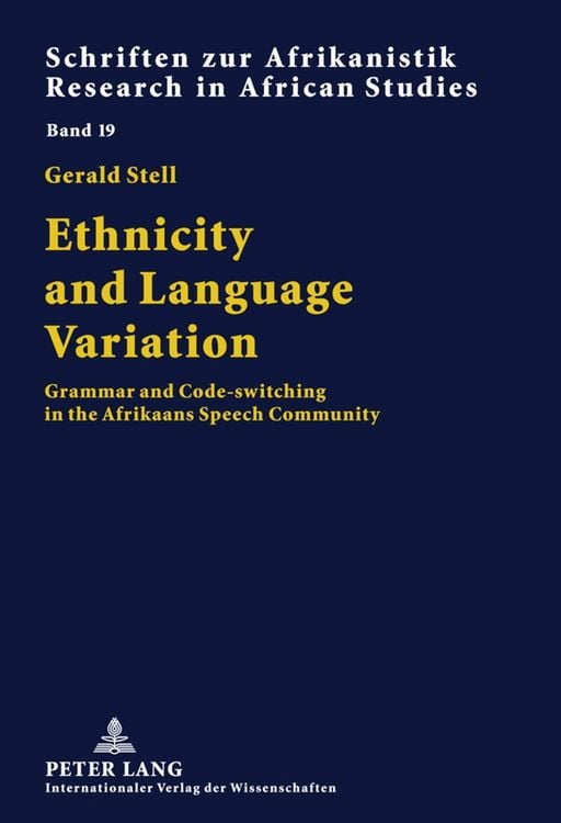 Produktbild: Ethnicity and Language Variation