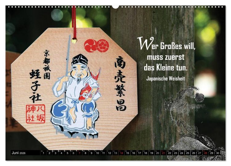 Produktbild: Spirituelles aus Asien - Weisheiten 2026 (Wandkalender 2026 DIN A2 quer), CALVENDO Monatskalender