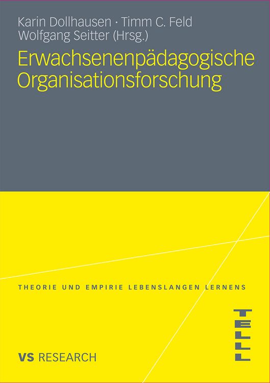 Produktbild: Erwachsenenp&auml;dagogische Organisationsforschung