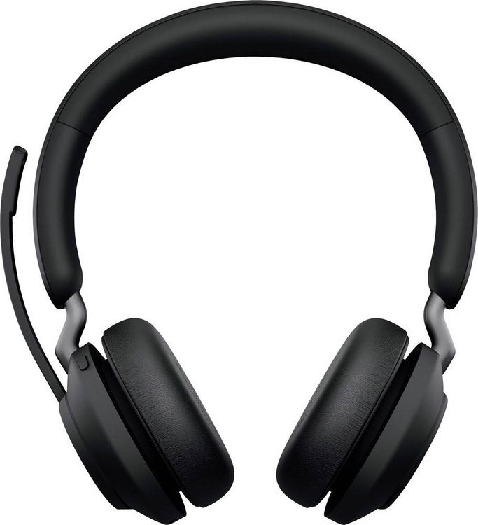 Produktbild: Jabra Evolve2 65 UC Telefon On Ear Headset Bluetooth&reg; Stereo Schwarz Noise Cancelling Lautst&auml;rkeregelung, Batterieladeanzeige, Mikrofon-Stummschalt
