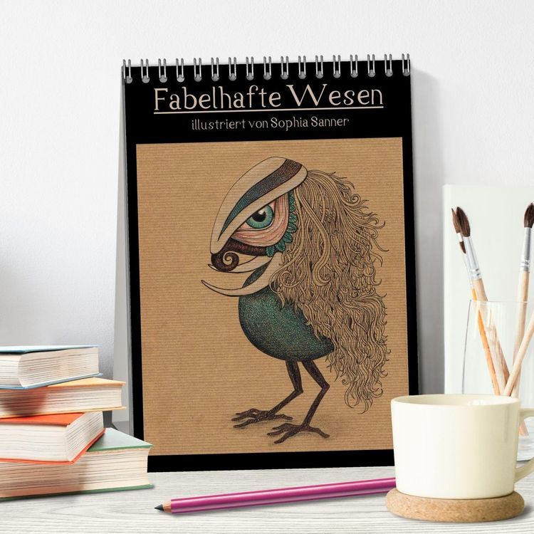 Produktbild: Fabelhafte Wesen / Geburtstagskalender (Tischkalender 2027 DIN A5 hoch), CALVENDO Monatskalender