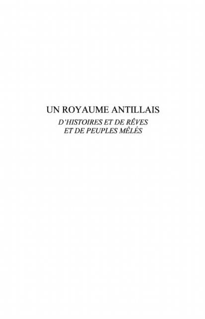 Produktbild: Un royaume antillais