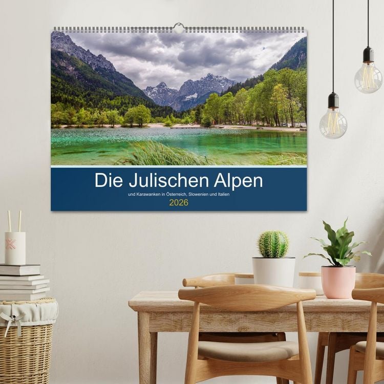 Produktbild: Die Julischen Alpen (Wandkalender 2026 DIN A2 quer), CALVENDO Monatskalender