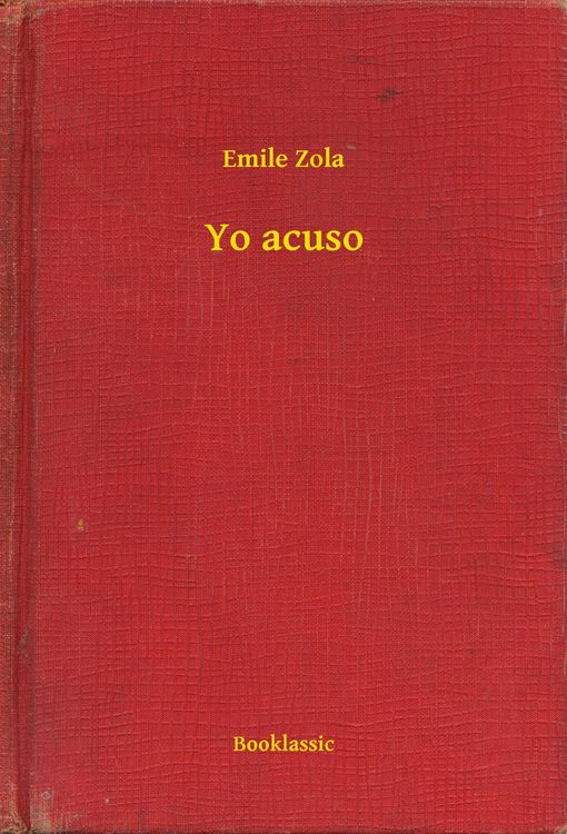 Produktbild: Yo acuso