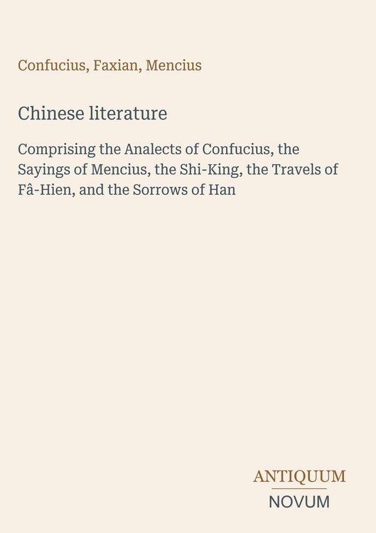 Produktbild: Chinese literature