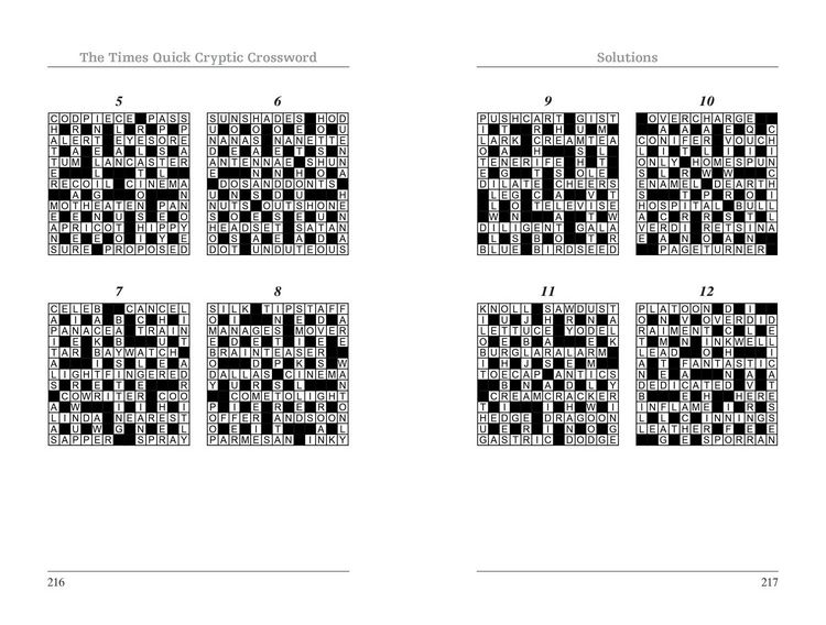 Produktbild: TIMES QUICK CRYPTIC XWORD 5 PB