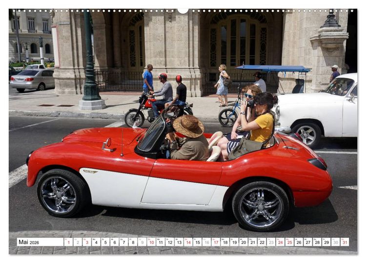 Produktbild: Englische Roadster - Oldtimer Schmuckst&uuml;cke der F&uuml;nfziger Jahre (hochwertiger Premium Wandkalender 2026 DIN A2 quer), Kunstdruck in Hochglanz