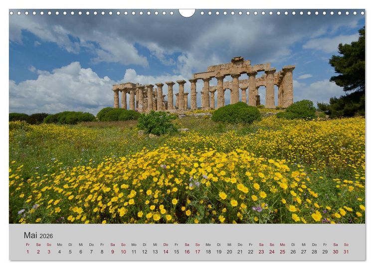 Produktbild: Sizilien 2026 (Wandkalender 2026 DIN A3 quer), CALVENDO Monatskalender