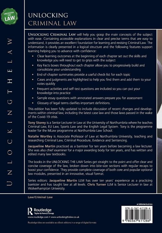 Produktbild: Unlocking Criminal Law