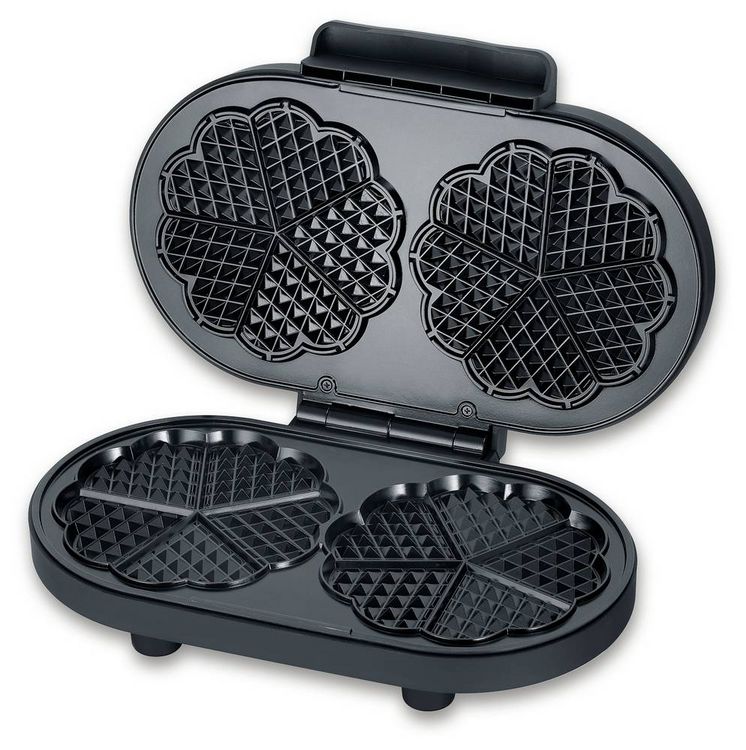 Produktbild: Severin WA 2118 Waffeleisen Kontrollleuchte, klappbar Schwarz