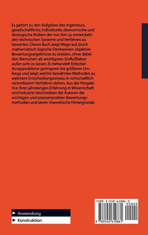 Produktbild: Bewerten technischer Systeme