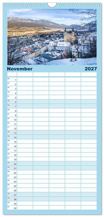 Produktbild: Familienplaner 2027 - MAGISCHES S&Uuml;DTIROL mit 5 Spalten (Wandkalender, 21 x 45 cm) CALVENDO