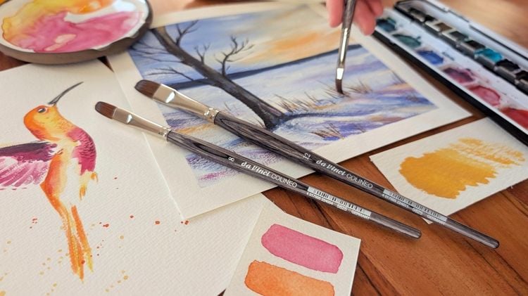 Produktbild: da Vinci Pinsel COLINEO Aquarellpinsel, Pinsel, Gr&ouml;&szlig;e 8