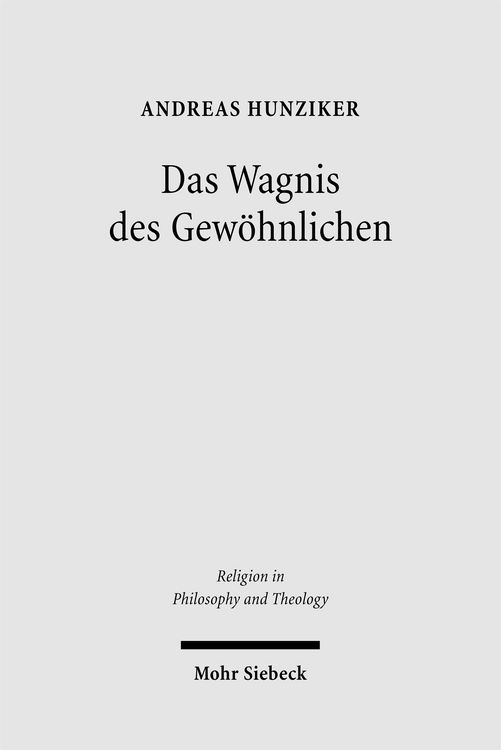 Produktbild: Das Wagnis des Gew&ouml;hnlichen
