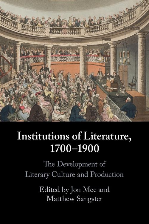 Produktbild: Institutions of Literature, 1700-1900